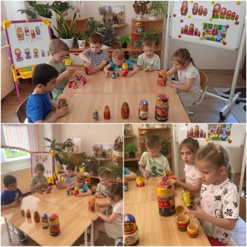 В гости к нам пришли матрёшки!