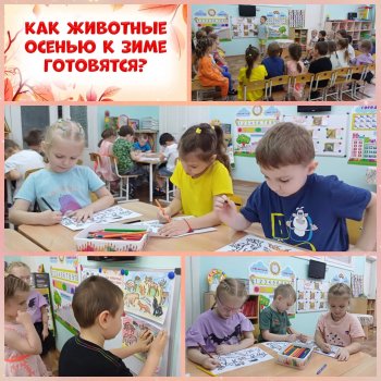 "Как животные готовятся к зиме".